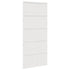 Barn Door White 90x208 cm Solid Wood Pine