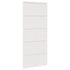 Barn Door White 90x208 cm Solid Wood Pine
