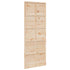 Barn Door 80x208 cm Solid Wood Pine