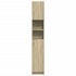 Bathroom Cabinet Sonoma Oak 32x25.5x190 cm Engineered Wood