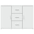 Sideboard White 90.5x29.5x65 cm Engineered Wood