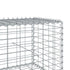 Gabion Basket with Cover 800x50x50 cm Galvanised Iron