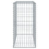 Gabion Basket with Cover 100x50x100 cm Galvanised Iron