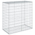 Gabion Basket with Cover 100x50x100 cm Galvanised Iron