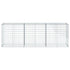Gabion Basket with Cover 300x50x100 cm Galvanised Iron