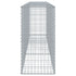 Gabion Basket with Cover 300x50x100 cm Galvanised Iron