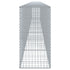 Gabion Basket with Cover 800x50x100 cm Galvanised Iron