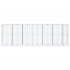 Gabion Basket with Cover 650x100x200 cm Galvanised Iron