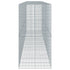 Gabion Basket with Cover 650x100x200 cm Galvanised Iron