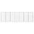 Gabion Basket with Cover 700x100x200 cm Galvanised Iron
