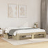 Bed Frame without Mattress Sonoma Oak 183x203 cm King Engineered Wood