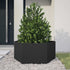 Garden Planter Black Hexagon 104x90x45 cm Steel