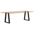 Coffee Table Legs V-Shape 2 pcs Black 50x(72-73) cm Steel