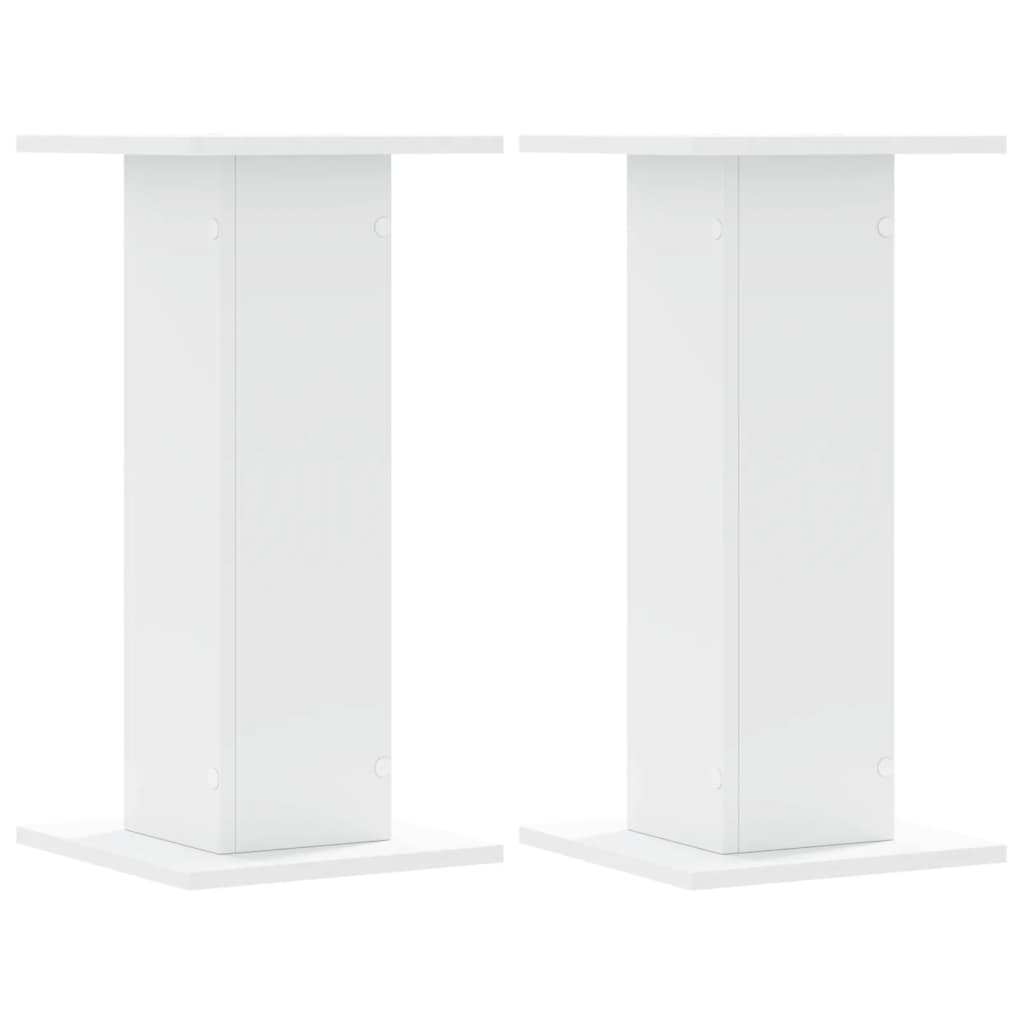 Plant Stands 2 pcs White 30x30x60 cm Engineered Wood