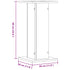 Plant Stands 2 pcs White 30x30x60 cm Engineered Wood