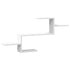 Wall Shelf White 104x15x49 cm Engineered Wood