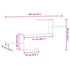 Wall Shelf White 104x15x49 cm Engineered Wood