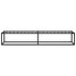 Bed Frame without Mattress Black 92x187 cm Single Metal