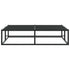 Bed Frame without Mattress Black 137x187 cm Double Metal