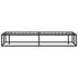 Bed Frame without Mattress Black 137x187 cm Double Metal