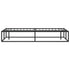 Bed Frame without Mattress Black 183x203 cm King Metal