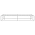 Bed Frame without Mattress White 183x203 cm King Metal