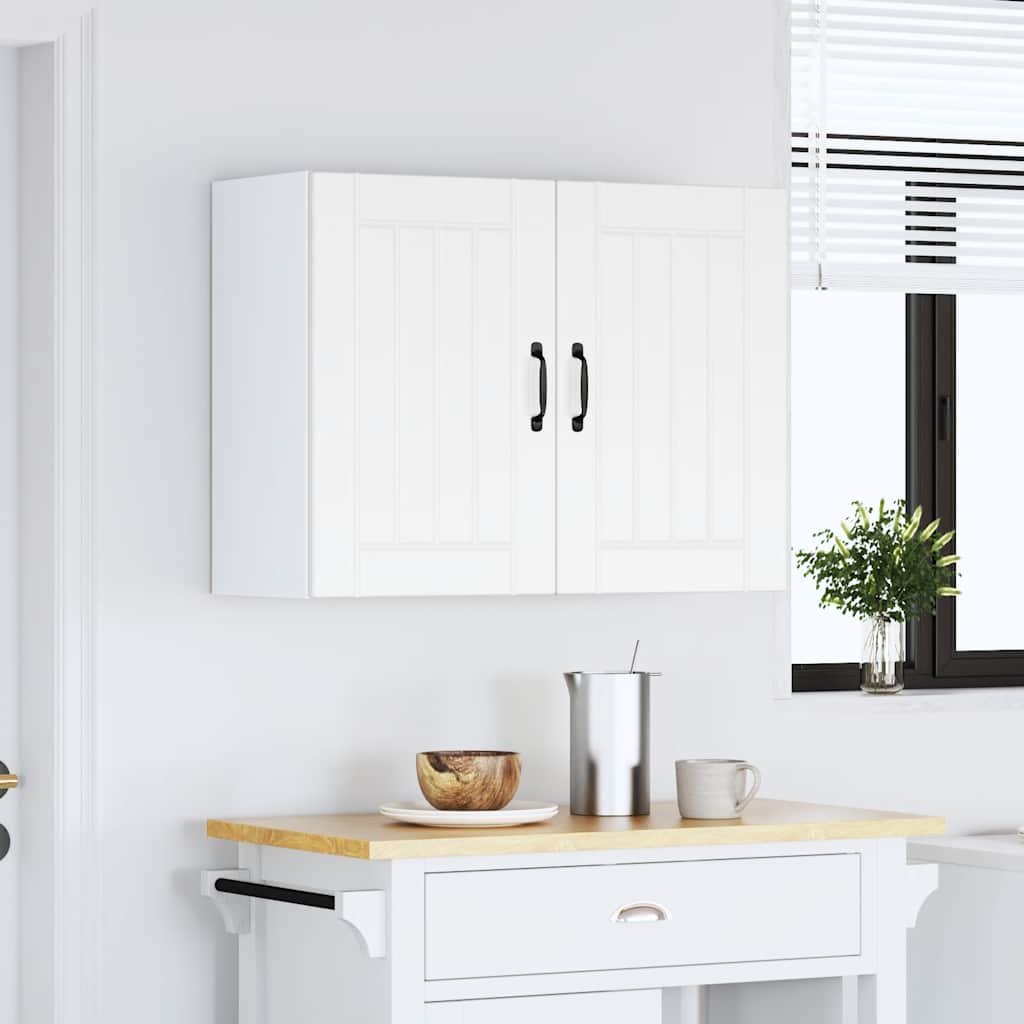 Kitchen Wall Cabinet Lucca White Engineered Wood