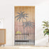 Insect Door Curtain Palm Tree Print 90x220 cm Bamboo