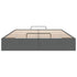 Ottoman Storage Bed Frame without Mattress Dark Grey Double Fabric