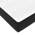 Ottoman Bed with Mattress Black Super Single Faux Leather