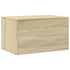Cat Litter Box Enclosure Sonoma Oak 80x50x45 cm Engineered Wood
