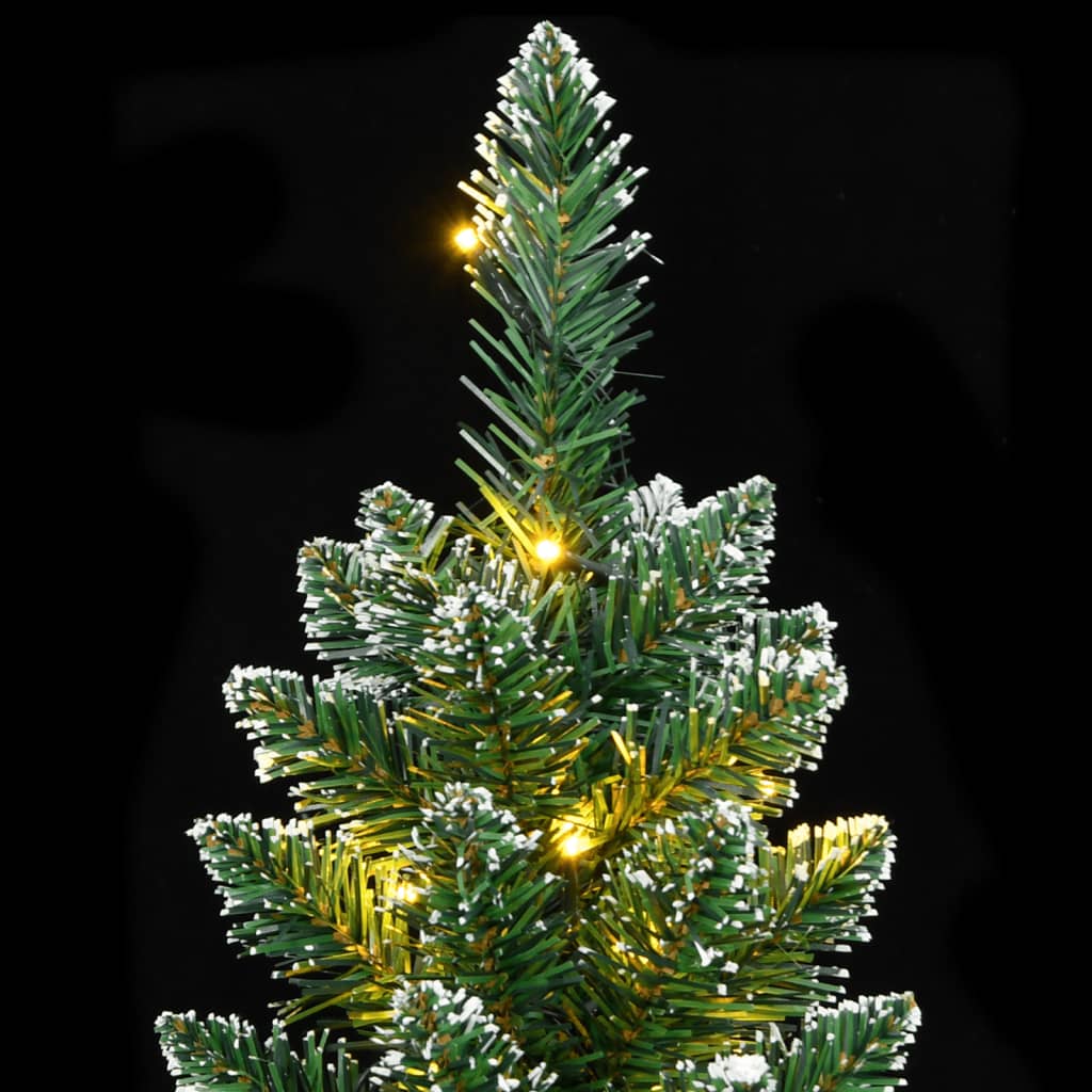 Artificial Slim Christmas Tree 300 LEDs 240 cm