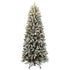 Artificial Christmas Tree 150 LEDs and Flocked Snow 150 cm