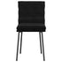 Dining Chairs 6 pcs Black Velvet