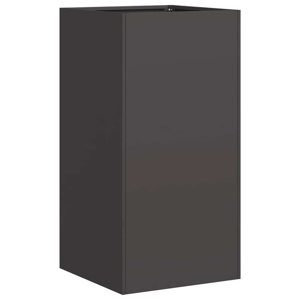 Planter Black 40x40x80 cm Cold-rolled Steel