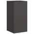 Planter Black 40x40x80 cm Cold-rolled Steel