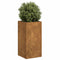 Planter Rusty 40x40x80 cm Weathering Steel