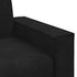 3 Piece Sofa Set with Cushions Black Velvet