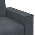 Sofa Chair Dark Grey 59 cm Velvet