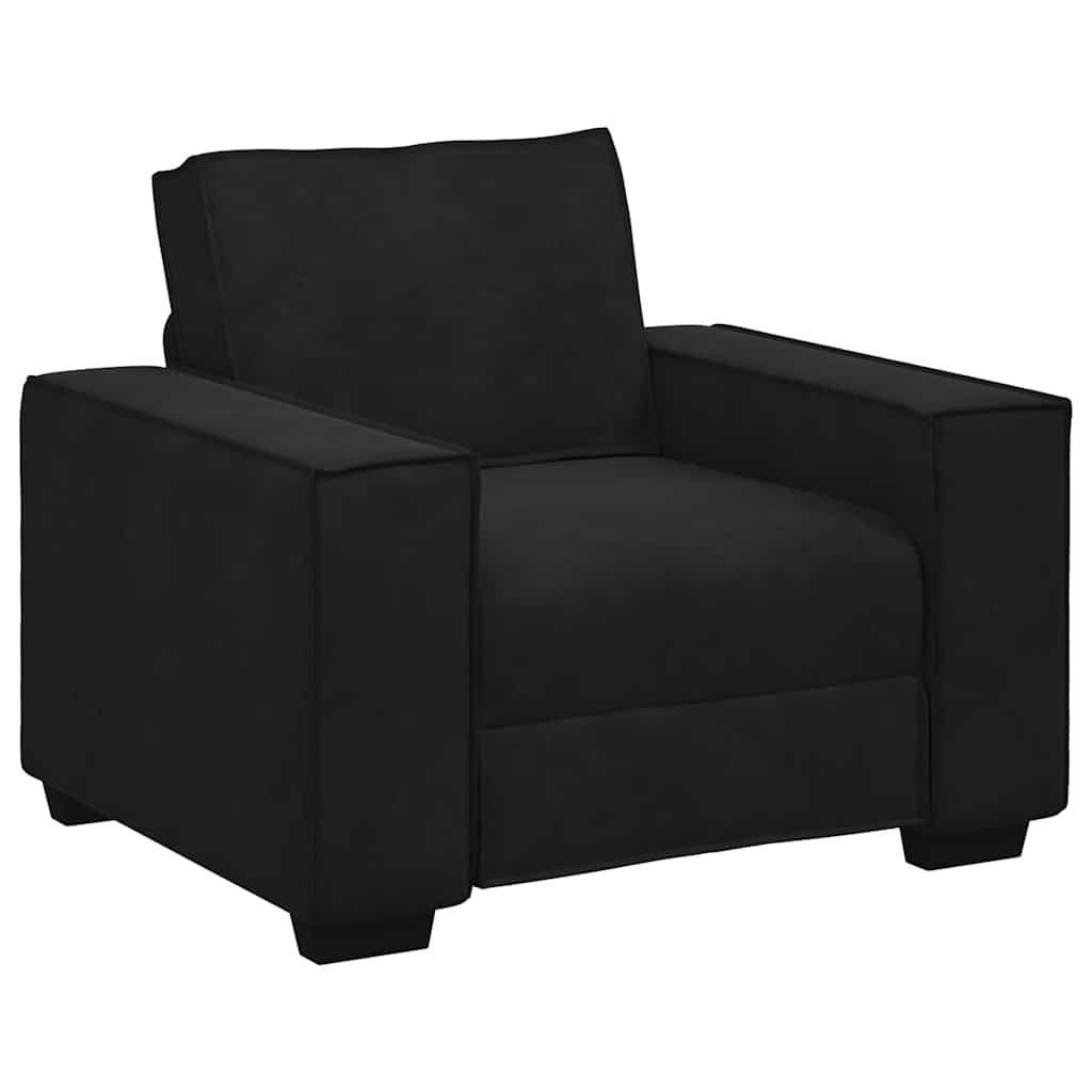 Sofa Chair Black 59 cm Velvet