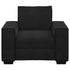 Sofa Chair Black 59 cm Velvet