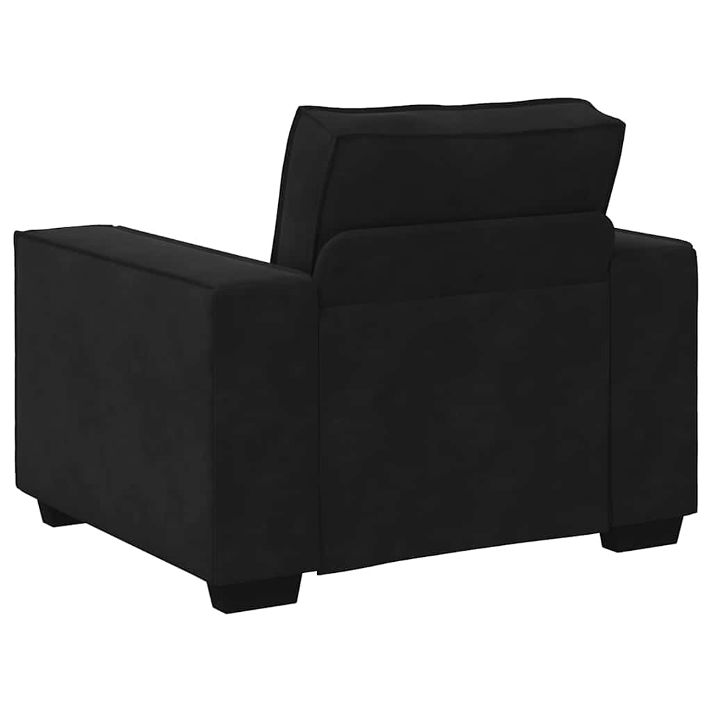 Sofa Chair Black 59 cm Velvet