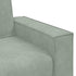 2-Seater Sofa Light Grey 120 cm Velvet