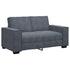 2-Seater Sofa Dark Grey 120 cm Velvet