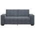 2-Seater Sofa Dark Grey 140 cm Velvet