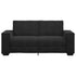 2-Seater Sofa Black 140 cm Velvet