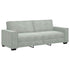 3-Seater Sofa Light Grey 180 cm Velvet