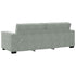 3-Seater Sofa Light Grey 180 cm Velvet