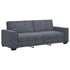 3-Seater Sofa Dark Grey 180 cm Velvet