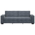 3-Seater Sofa Dark Grey 180 cm Velvet